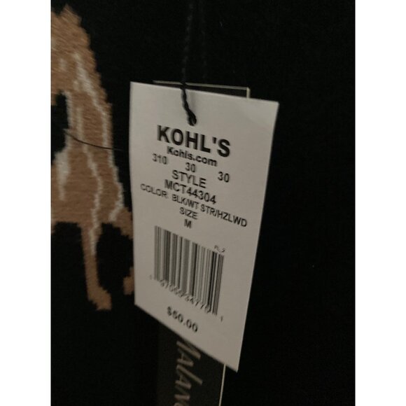 Catherine Malandrino Women's Black Brown Horse Print Sweater Varies NWT - Picture 9 of 10